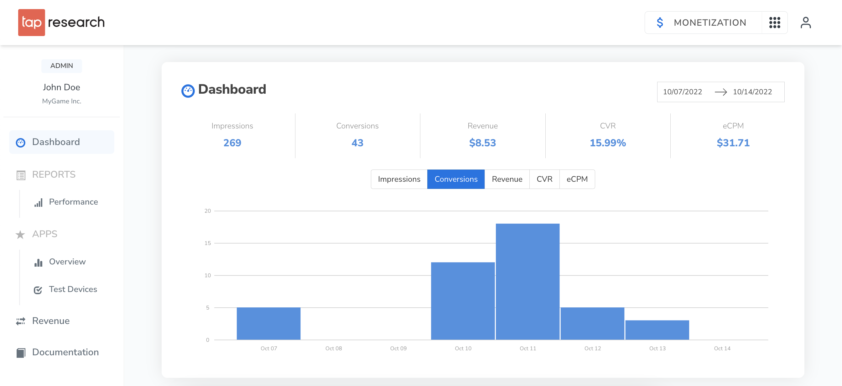 Supplier Dashboard